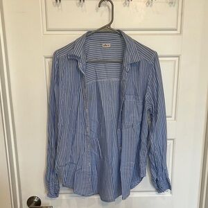 Blue Striped Men's Shirt